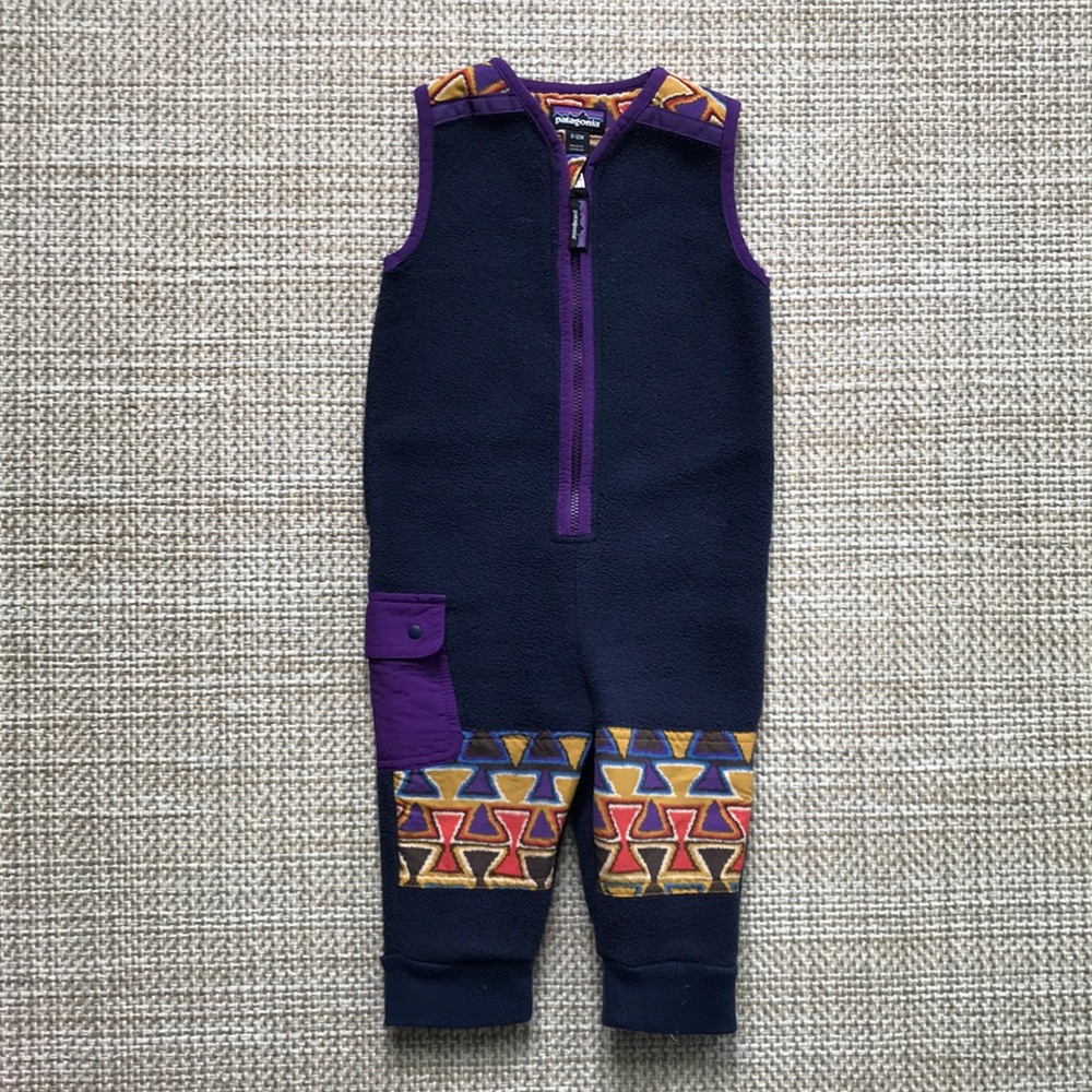 Patagonia Fleece Snow Bib (size 6-12m)